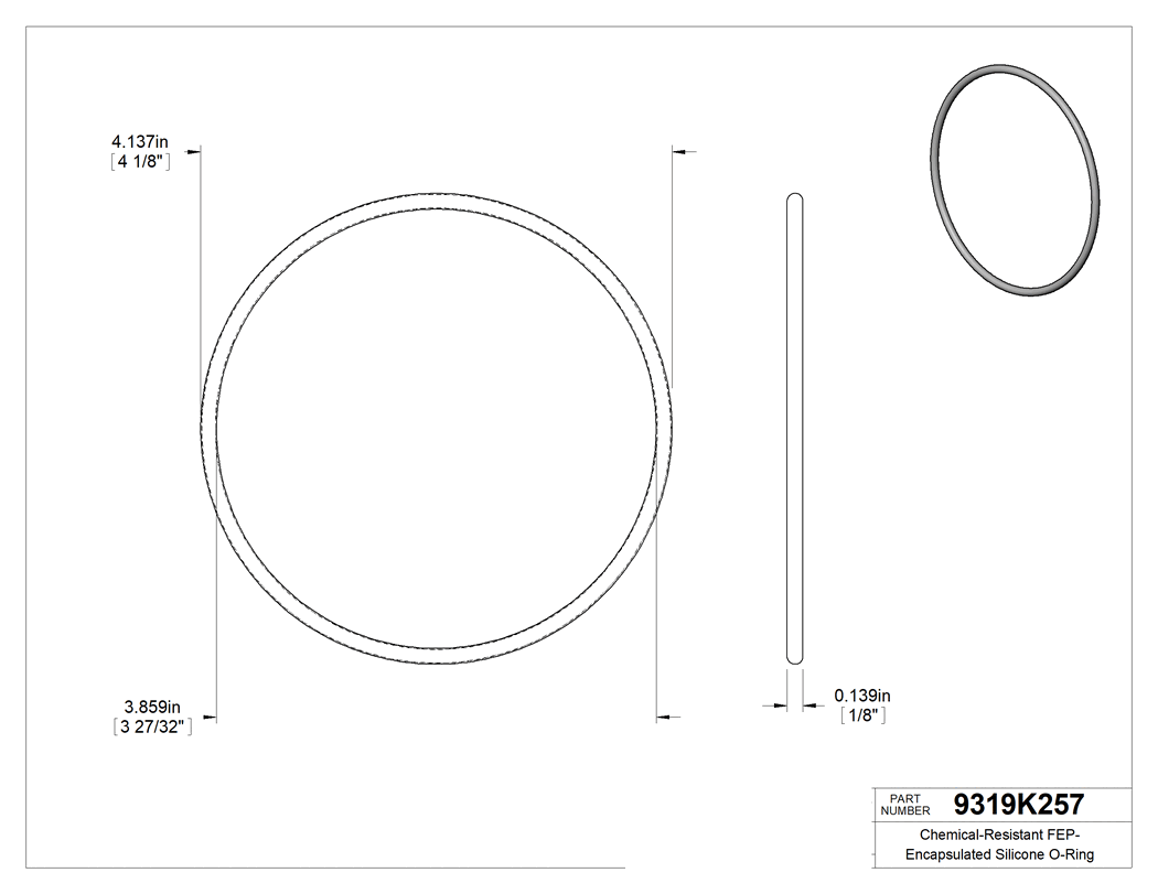 Technical drawing - 9319K257